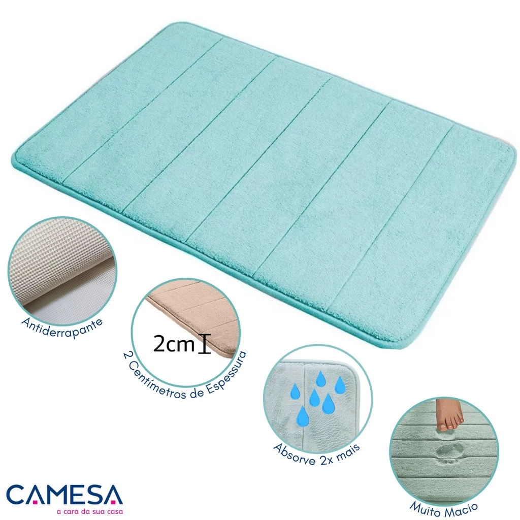 Tapete Supersoft Ultra Absorvente e Elegante | Alma & Casa