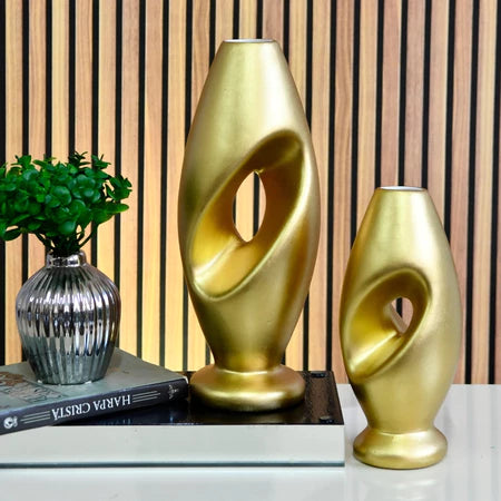 Dupla de Vasos em Cerâmica – Design Moderno | Alma & Casa