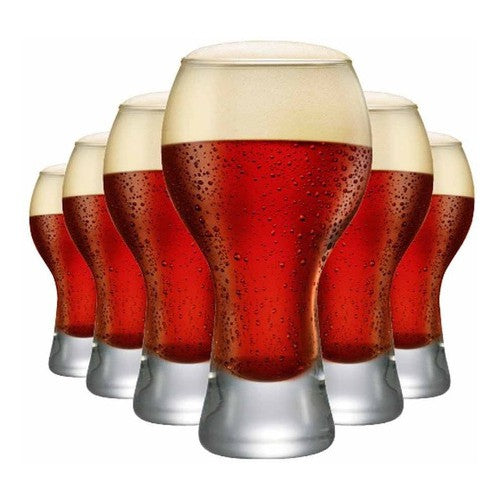 Copo para Cerveja Escura 670m 6Pcs : Aroma & Profundidade | Alma & Casa