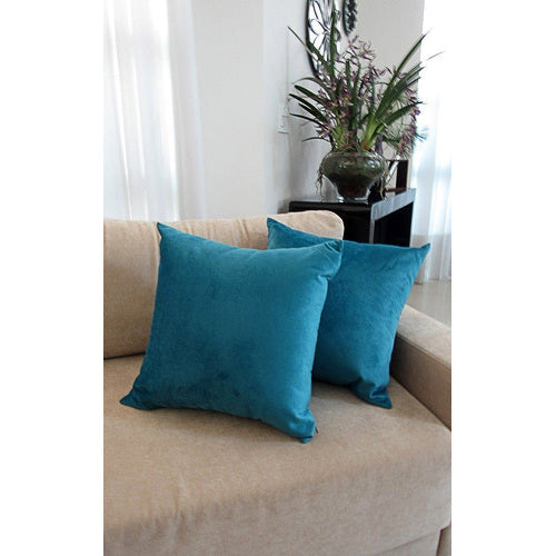 2 Capas de Almofadas em Camurça Liso – Personalize sua Decoração | Alma & Casa