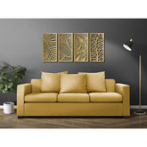 Kit 4 Quadro Natureza Decoração Para Sala Grande Enfeite Elegante