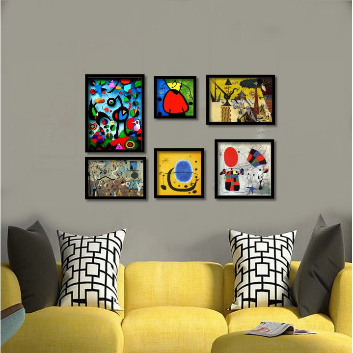 Reprodução de  Quadros Joan Miró – Arte Abstrata Exclusiva | Alma & Casa