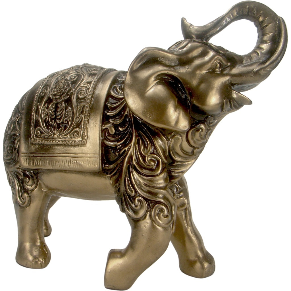 Elefante Indiano Escultura - Estatueta decorativa - Sorte e Sabedoria