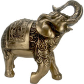 Elefante Indiano Escultura - Estatueta decorativa - Sorte e Sabedoria