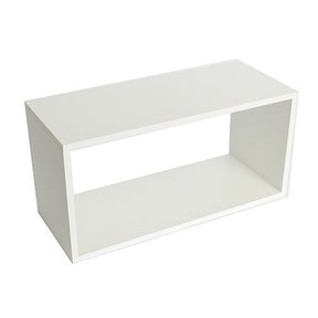 Kit Com 2 Nichos Para Banheiro Branco 50x25x12