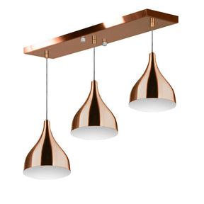 Pendente Gota Triplo – Iluminação Sofisticada e Moderna | Alma & Casa