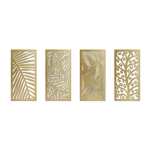 Kit 4 Quadro Natureza Decoração Para Sala Grande Enfeite Elegante