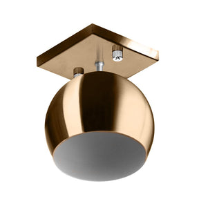 Plafon Bola de Alumínio, Bivolt - Cobre| Alma & Casa