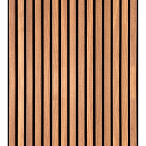 Papel de Parede Adesivo de Madeira Ripada Lisa Autocolante Meia Parede