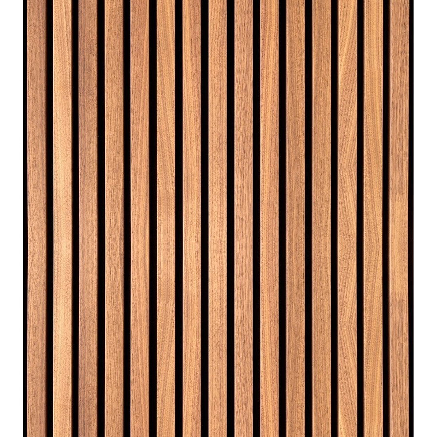 Papel de Parede Adesivo de Madeira Ripada Lisa Autocolante Meia Parede