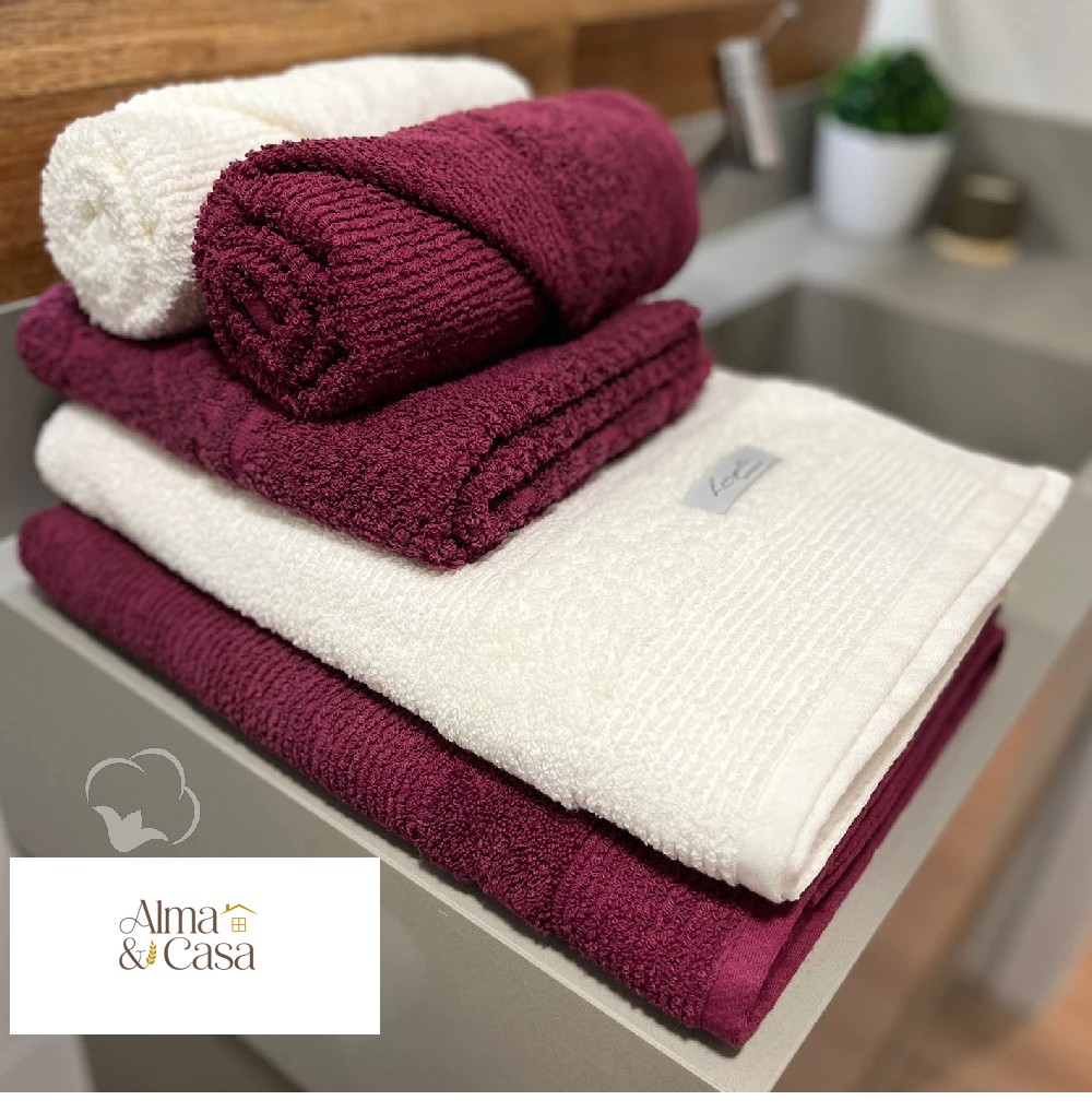 Conjunto de Toalhas Elegância e Conforto-5 pcs | Alma & Casa