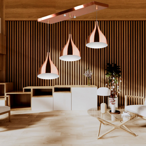 Pendente Gota Triplo – Iluminação Sofisticada e Moderna | Alma & Casa