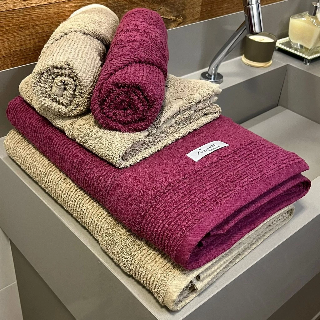 Conjunto de Toalhas Elegância e Conforto-5 pcs | Alma & Casa