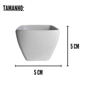 5 Cachepot de Suculenta Decorativa Mini Vot sem Plantas e Flores