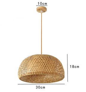 Luminária de Bambu – Iluminação Natural e Sofisticada para Seu Lar