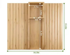 Suporte para Copos de Sofá em Bambu | Dobrável e Ecológico | Alma & Casa