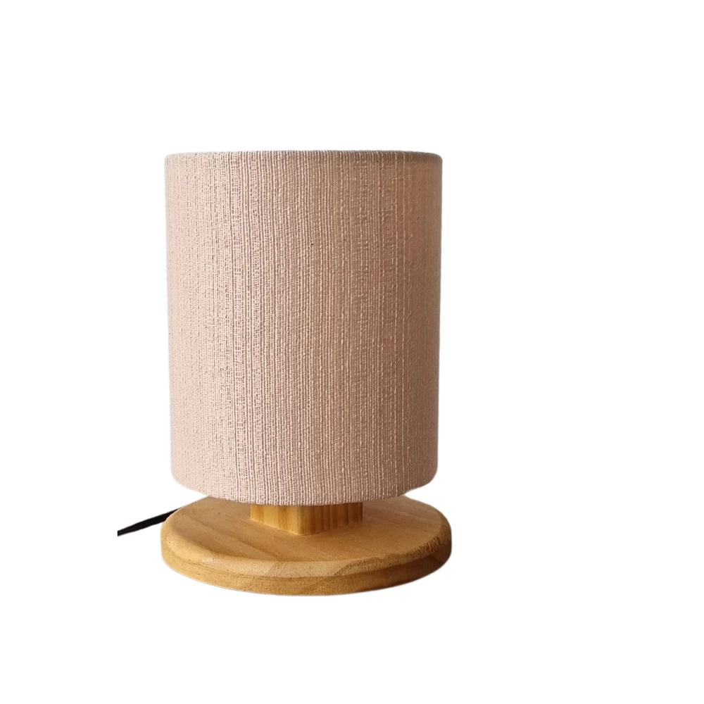 Abajur Decorativo para Cabeceira – Luz e Encanto Natural | Alma & Casa