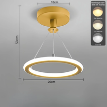 Plafon LED Moderno 3 em 1 para Teto Bivolt | Alma & Casa
