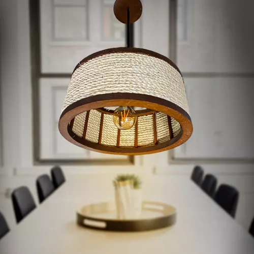Mini Luminária Rústica Vintage – Decoração com Estilo | Alma & Casa