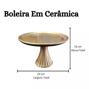 Boleira de Cerâmica para Festa e Decoração | Alma & Casa