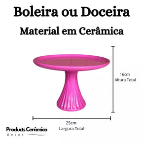 Boleira de Cerâmica para Festa e Decoração | Alma & Casa