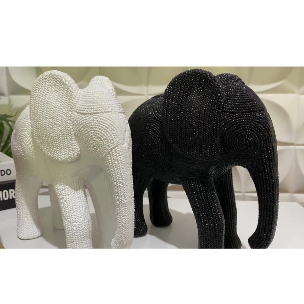 Escultura Elefante Sisal: Elegância Artesanal | Alma & Casa
