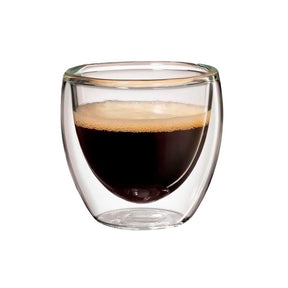 Copo Duplo Vidro 250ml: Design Térmico e Elegante | Alma & Casa