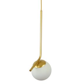 Pendente Jabuticaba Inclinado Dourado | Alma & Casa