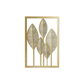 Quadro Decorativo Folhagem Folhas Quadro Enfeite Parede