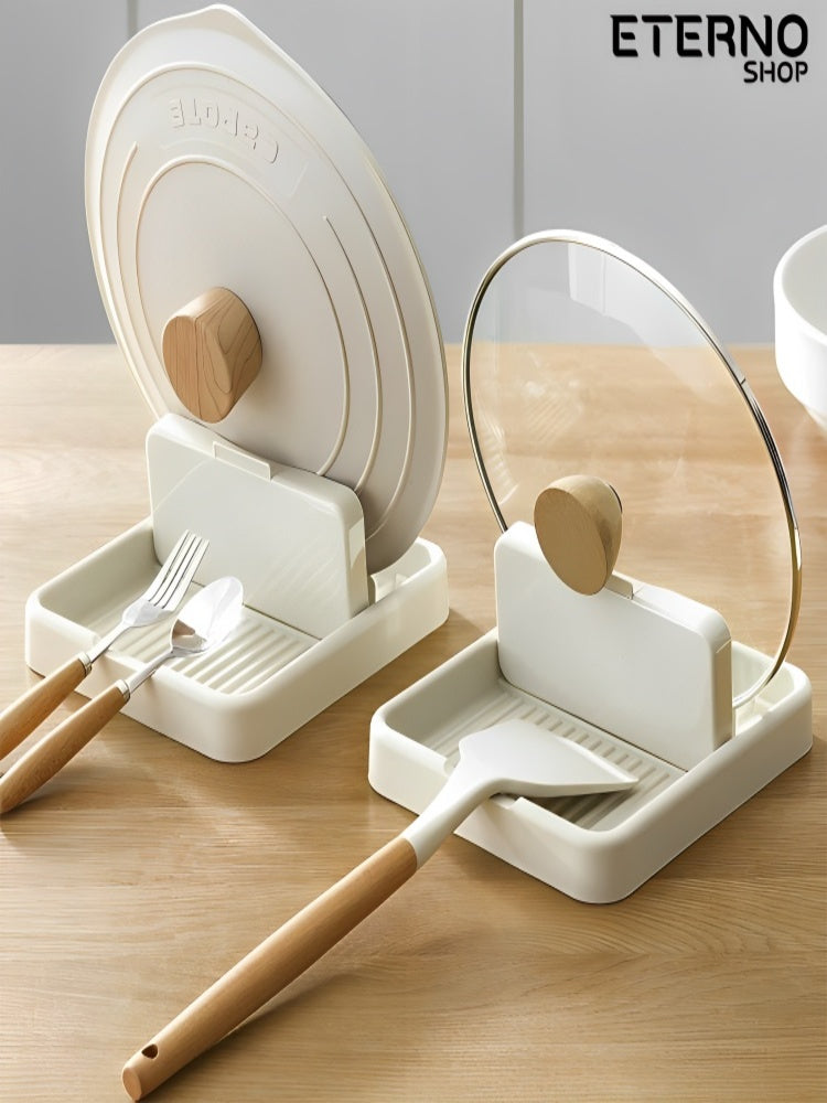 Suporte de Talheres e Tampas em Design Elegante | Alma & Casa