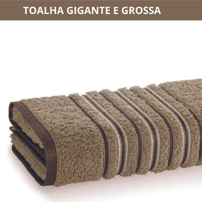 Toalha Banhão Grande e Grossa Super Absorção 100% algodão Amsterdã
