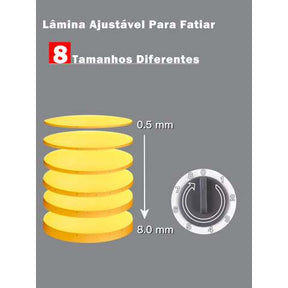 Cortador Multifuncional 5 em 1 para Legumes | Alma & Casa