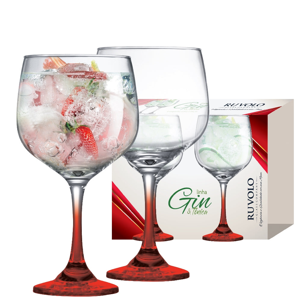 KIT 2 Taças de Gin 650ml: Charme e Delicadeza | Alma & Casa