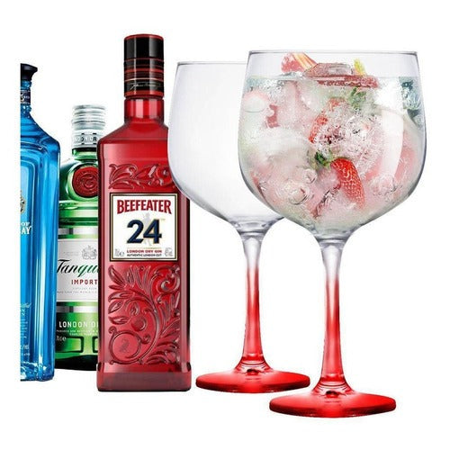 KIT 2 Taças de Gin 650ml: Charme e Delicadeza | Alma & Casa