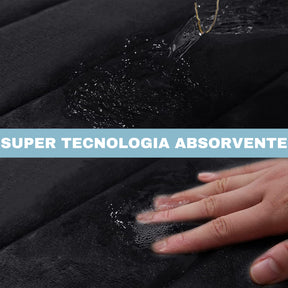 Kit Tapete Soft Absorvente p/ Banheiro 2 Peças | Alma & Casa