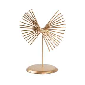 Escultura Decorativa em Ferro Dourado | Alma & Casa