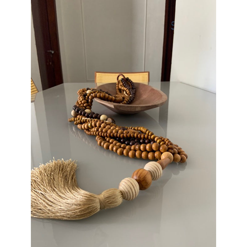 Beleza Natural: Colar de Madeira Artesanal | Alma & Casa