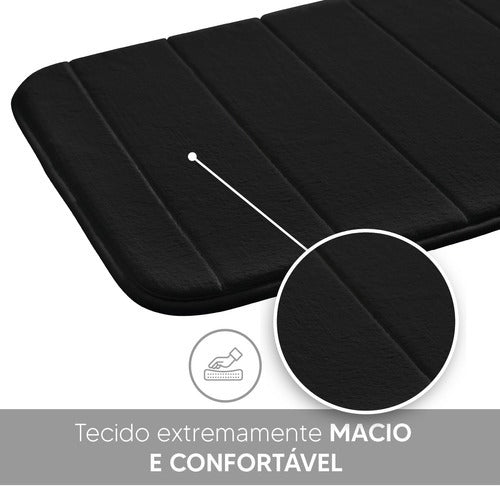 Kit Tapete Soft Absorvente p/ Banheiro 2 Peças | Alma & Casa
