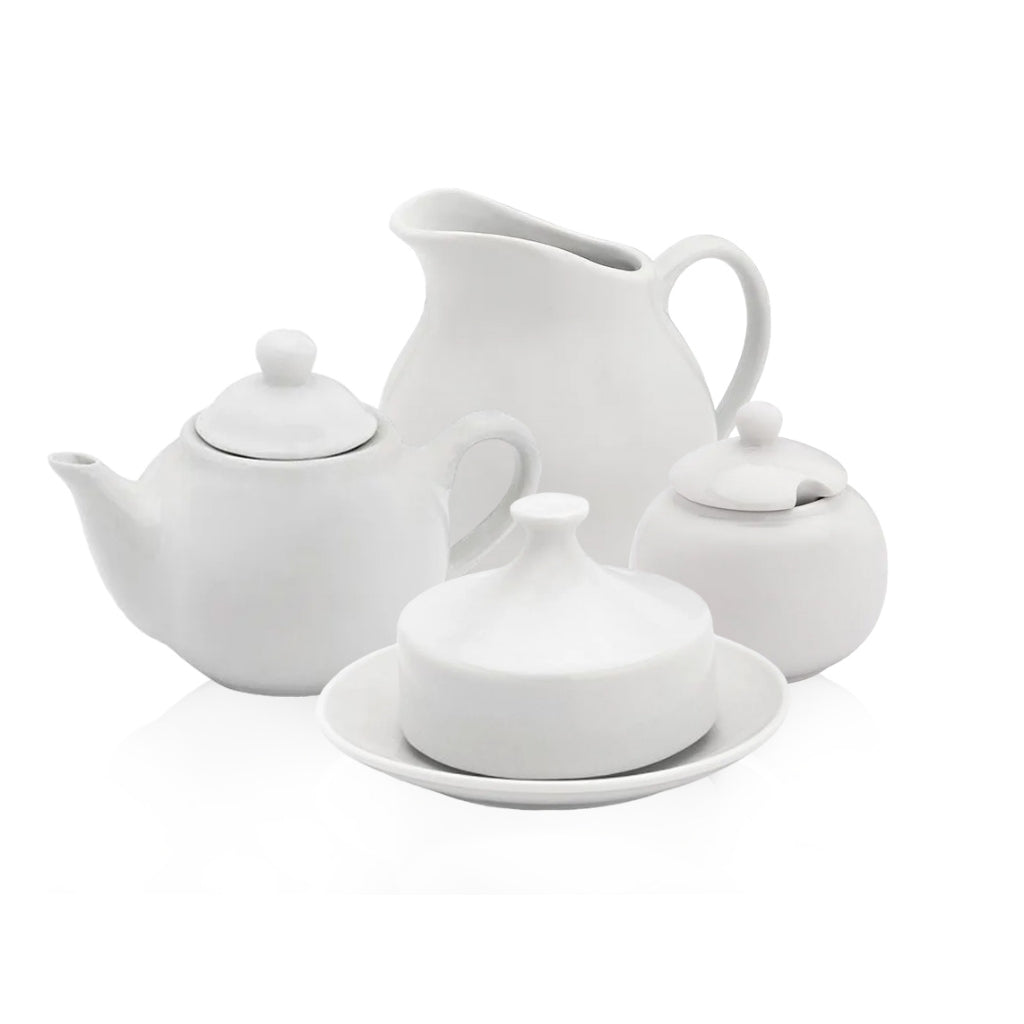 Conjunto de Louças em Porcelana Branco | Alma & Casa