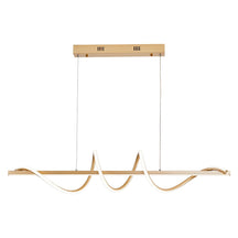 Lustre Pendente LED Dourado – Design, Luz e Sofisticação em Cada Detalhe | Alma & Casa