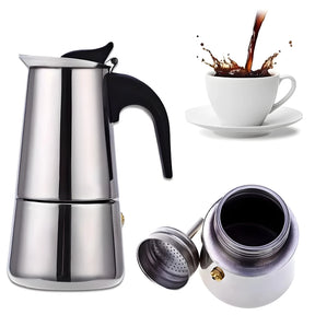 Cafeteira Italiana 450ml Clássica e Sofisticada | Alma & Casa