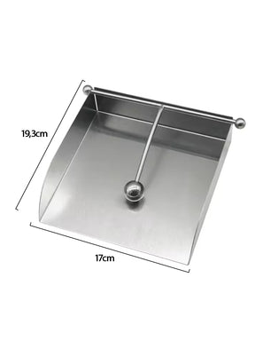 Porta Guardanapo Aço Inox Sofisticado | Alma & Casa