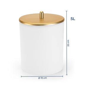 Kit Banheiro Dourado Fosco: Elegância e Praticidade | Alma & Casa