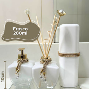 Kit Lavabo Grécial com Vidros Decorativos | Alma & Casa