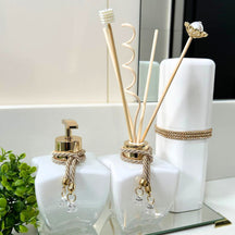 Kit Lavabo Grécial com Vidros Decorativos | Alma & Casa