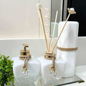 Kit Lavabo Grécial com Vidros Decorativos | Alma & Casa