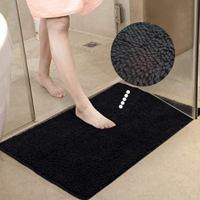 kit 2 Tapete Soft Antiderrapante para Banheiro, Sala e Quarto com Diversas Cores 40cm x 60cm