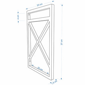 Prateleira Industrial 20x45cm Dourada Ideal para Banheiro