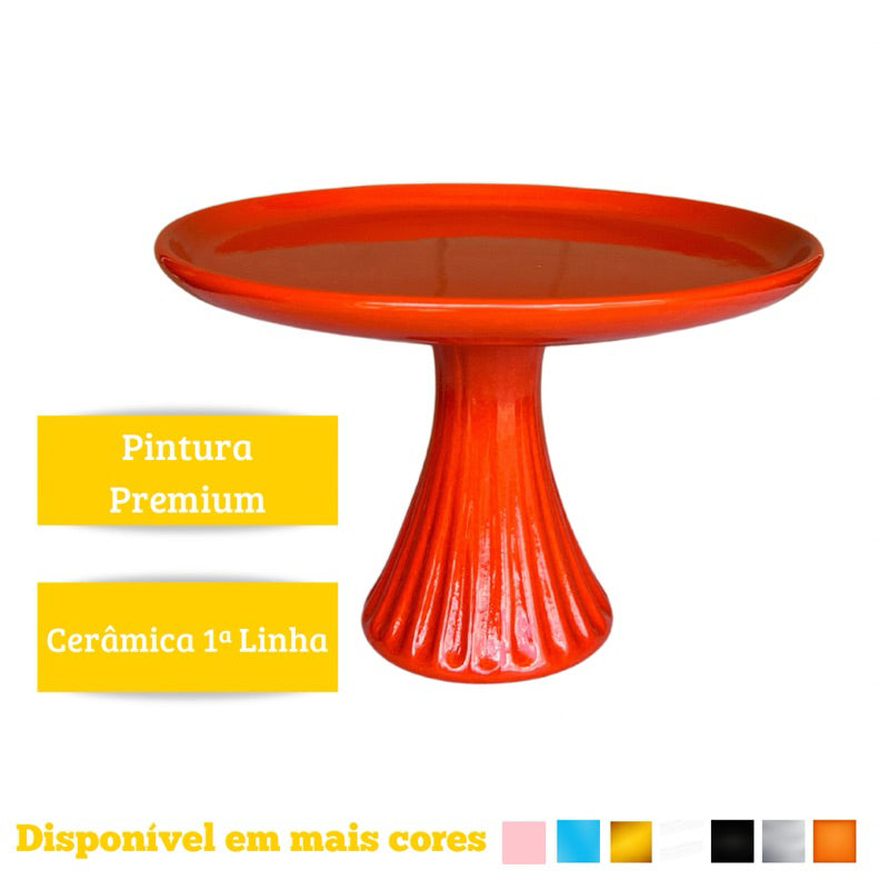 Boleira de Cerâmica para Festa e Decoração | Alma & Casa