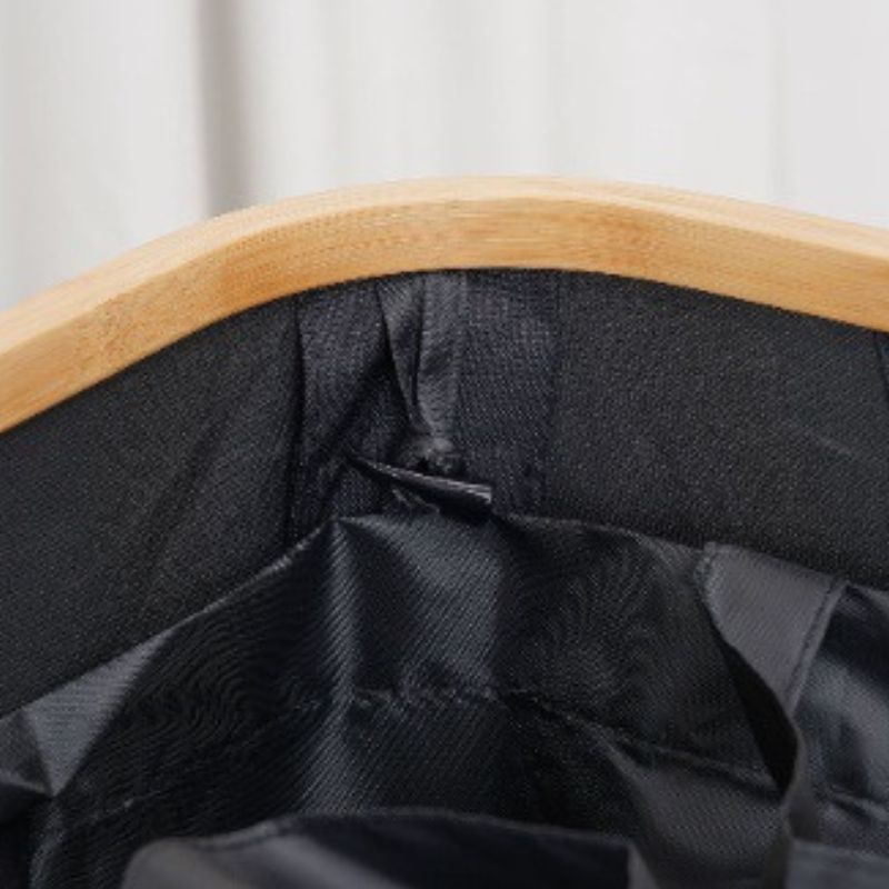 Cesto de Roupa Suja Lavanderia  com tampa Forrado com Alça Quarto Banheiro